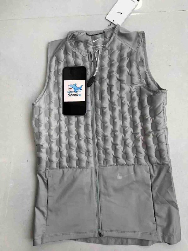 Gilet Nike Therma-FIT sans manche gris