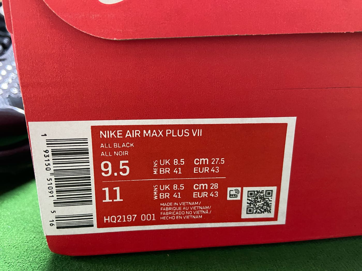 Paire de Nike Air Max TN 7 — QC 2
