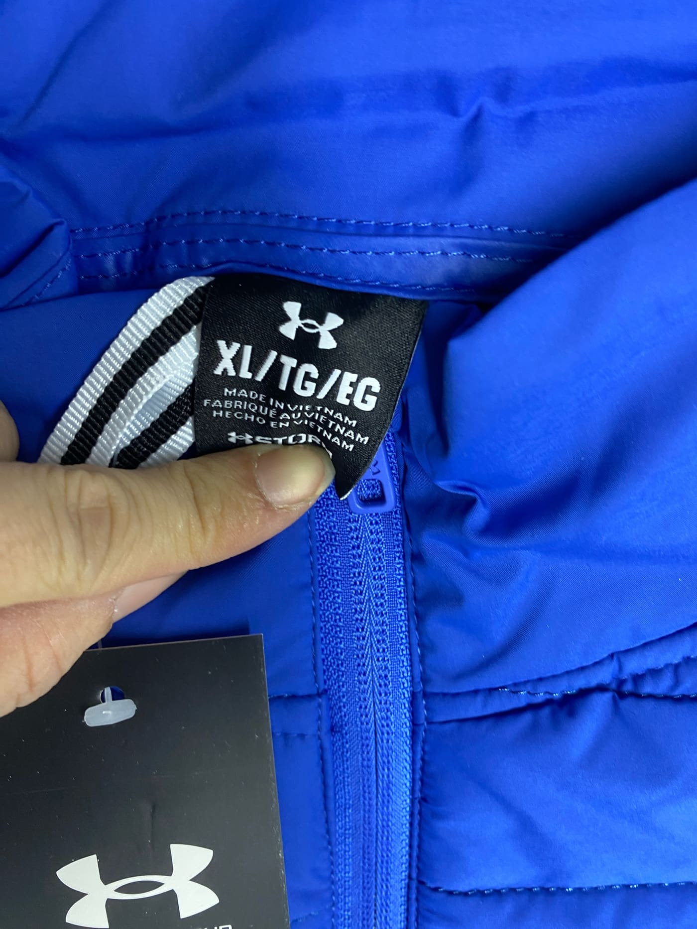 Veste Under Armour Hybrid bleu 4