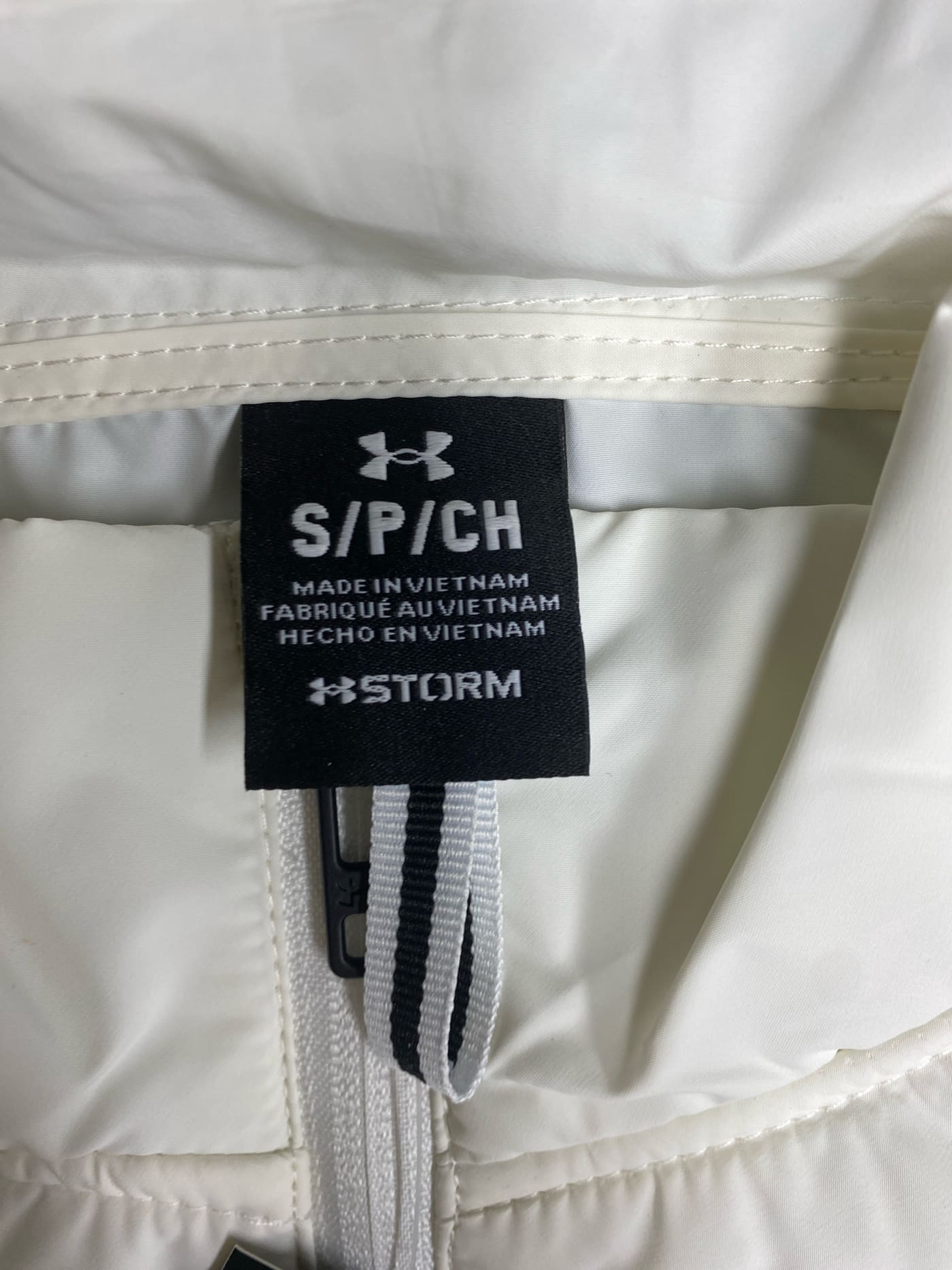 Veste Under Armour Hybrid blanche 3