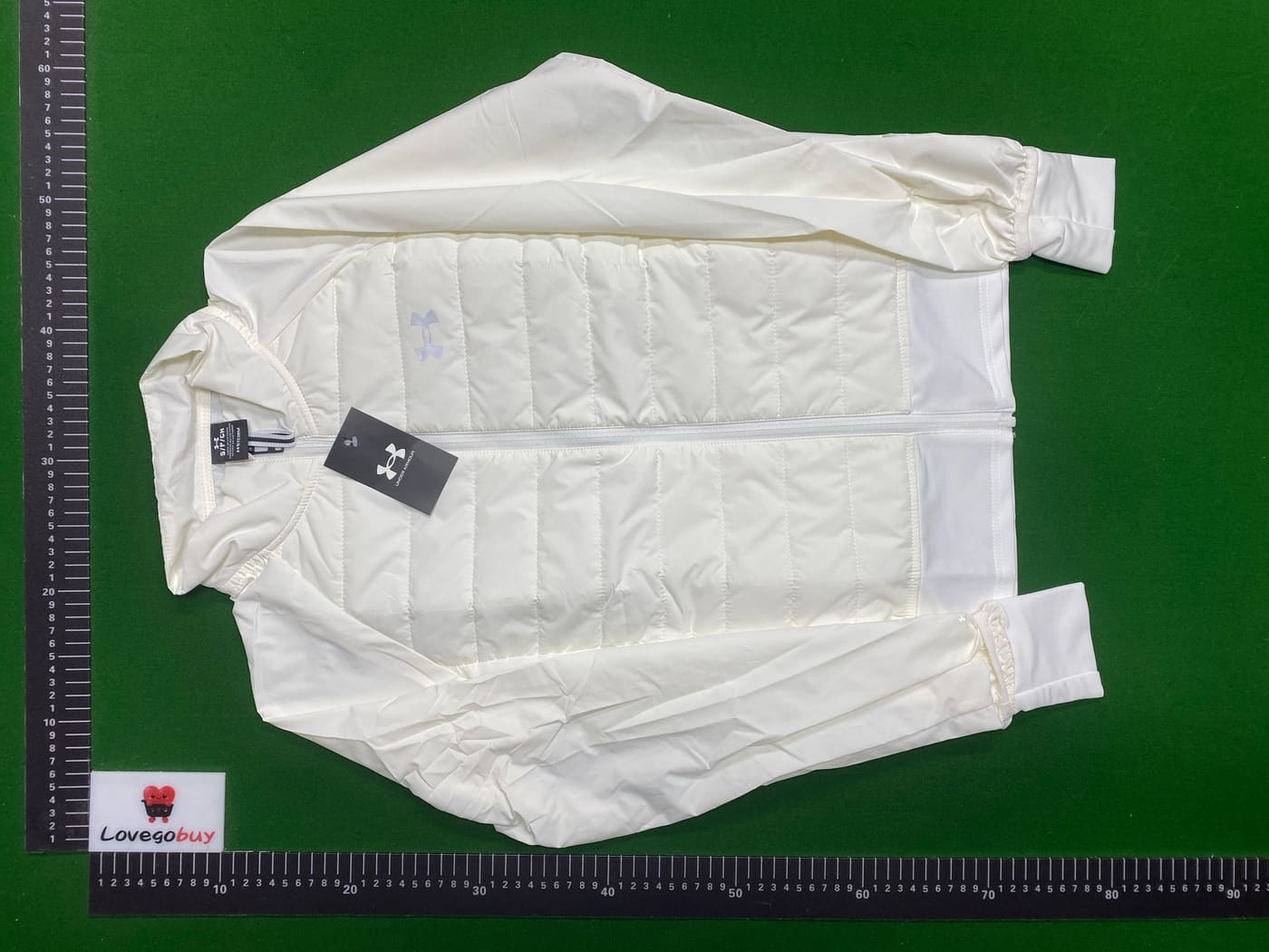 Veste Under Armour Hybrid blanche 4