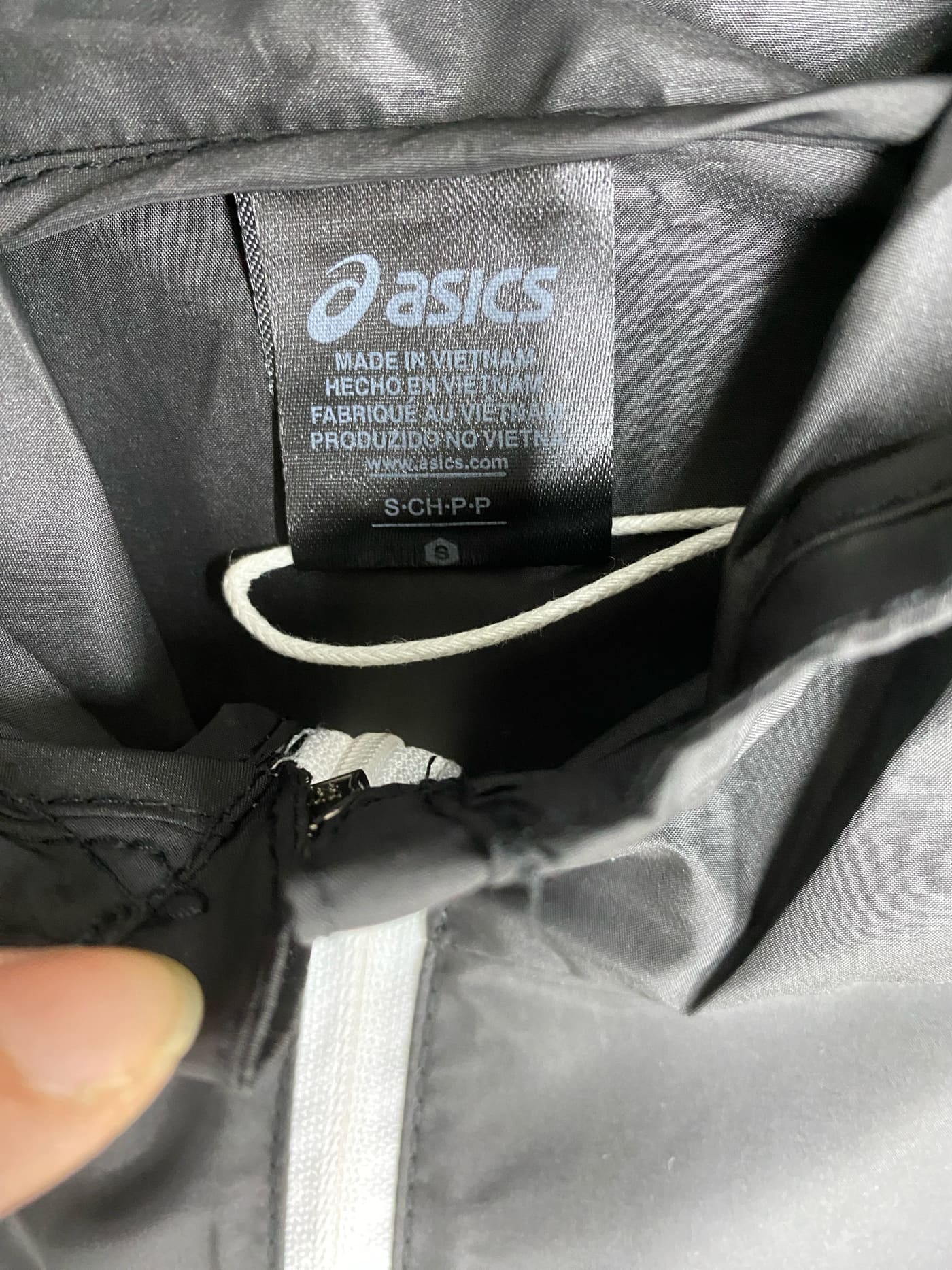 Veste Asics (bleu, noir, beige) — QC 5
