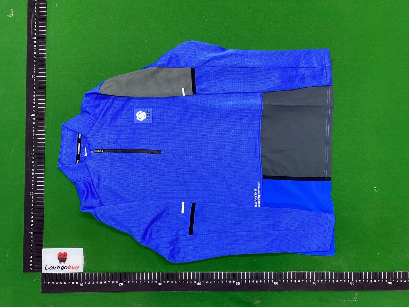Haut Nike Tempo Machine bleu 3