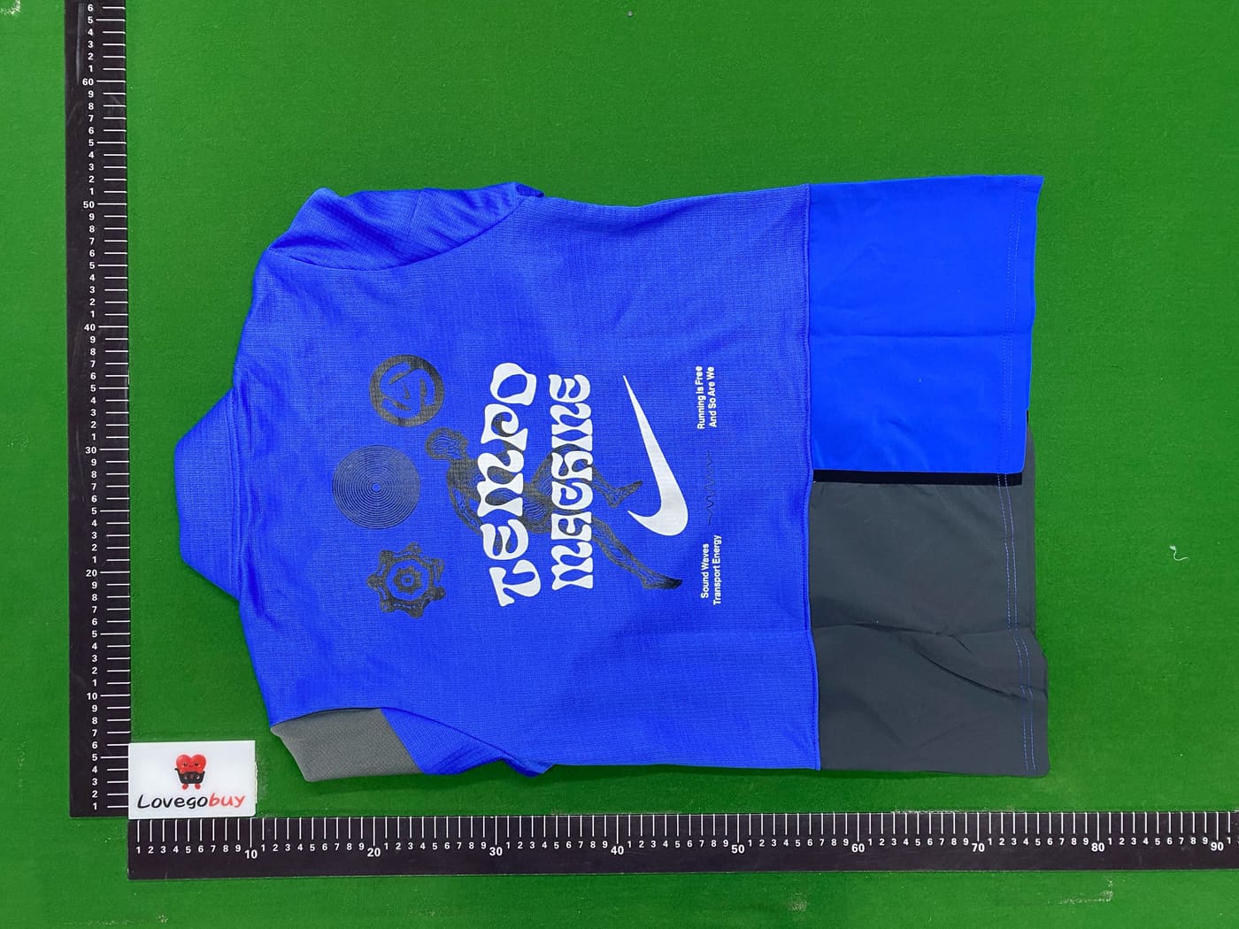Haut Nike Tempo Machine bleu 4