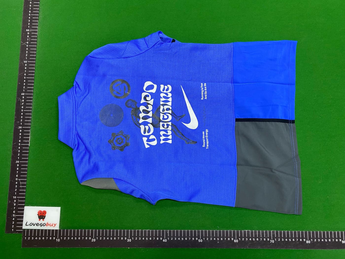 Haut Nike Tempo Machine bleu — QC 6