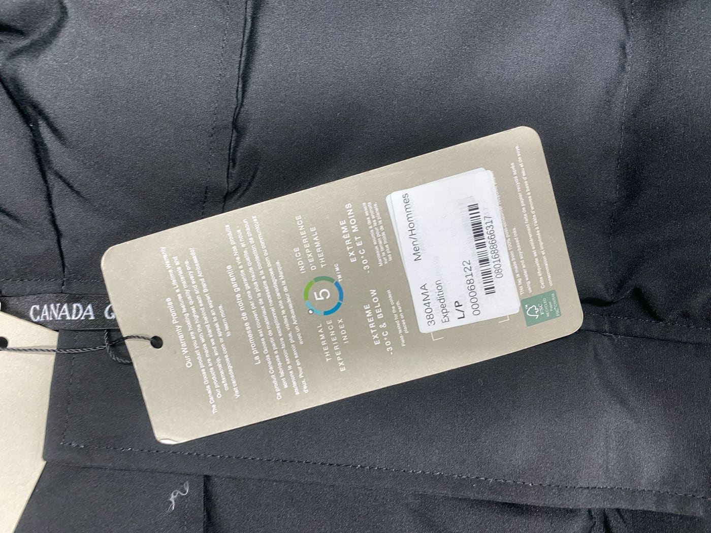Doudoune premium grise — QC 4