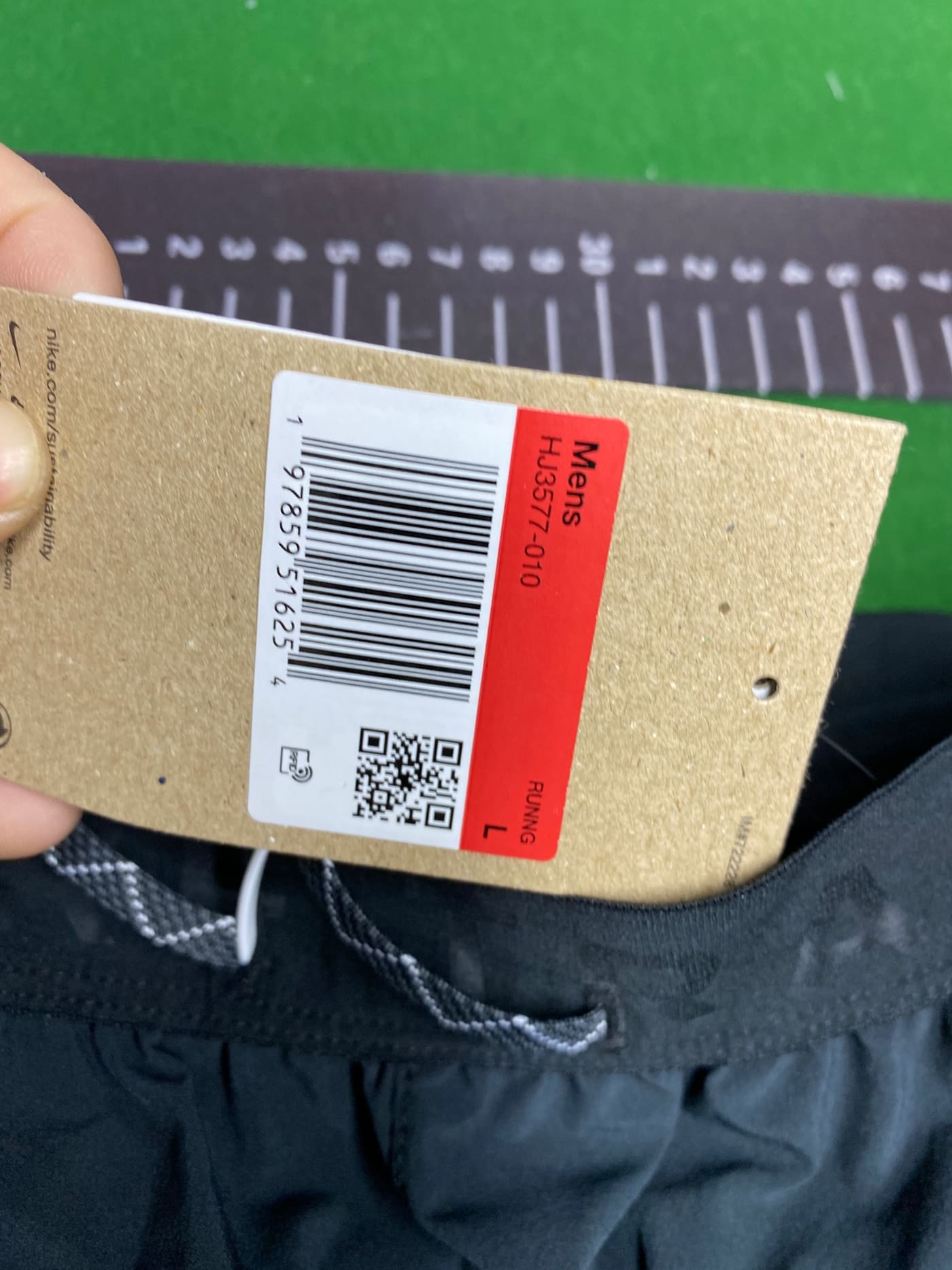 Bas Nike Trail authentique noir — QC 4