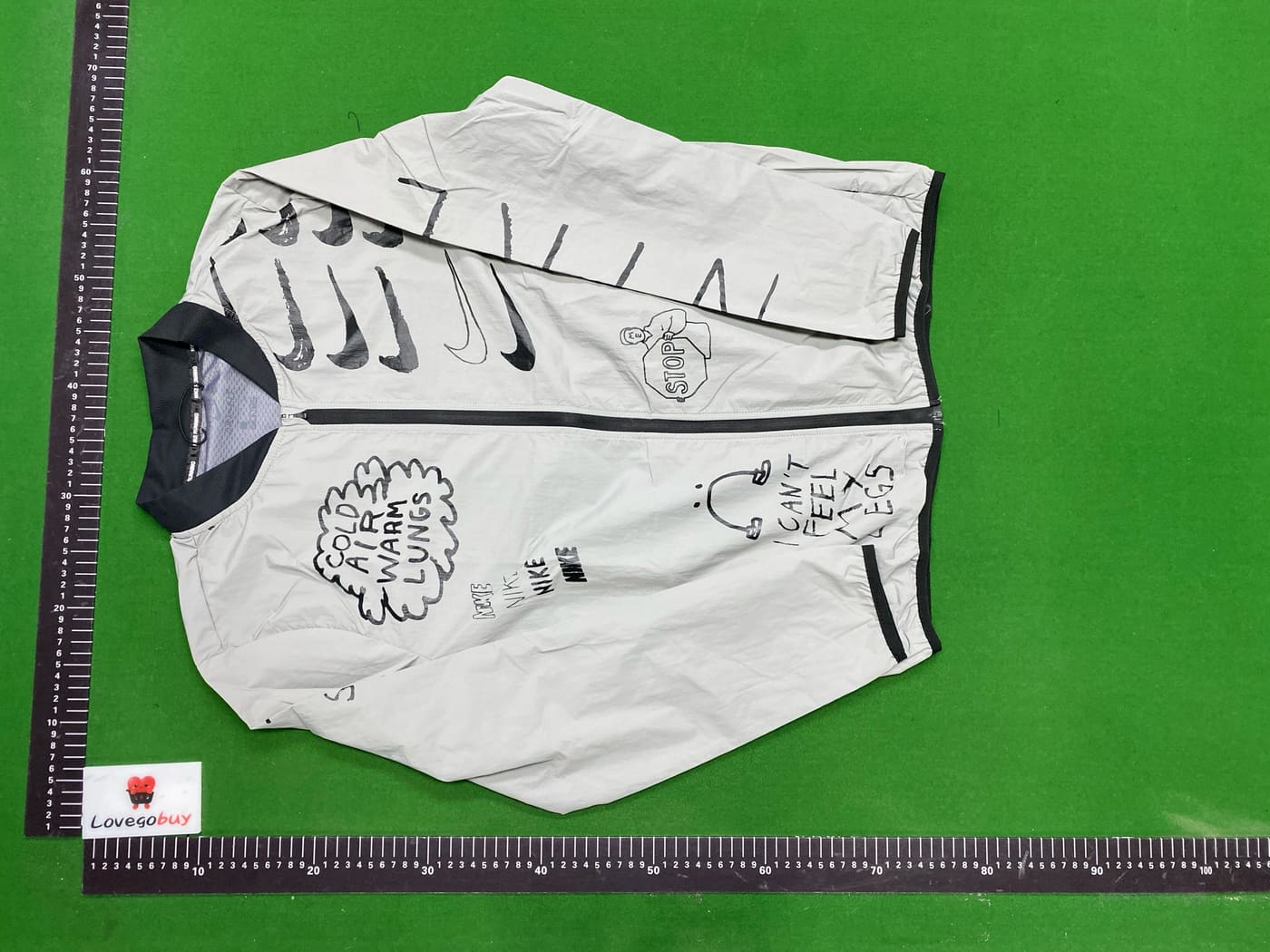 Veste Nathan belle grise et blanche — QC 6