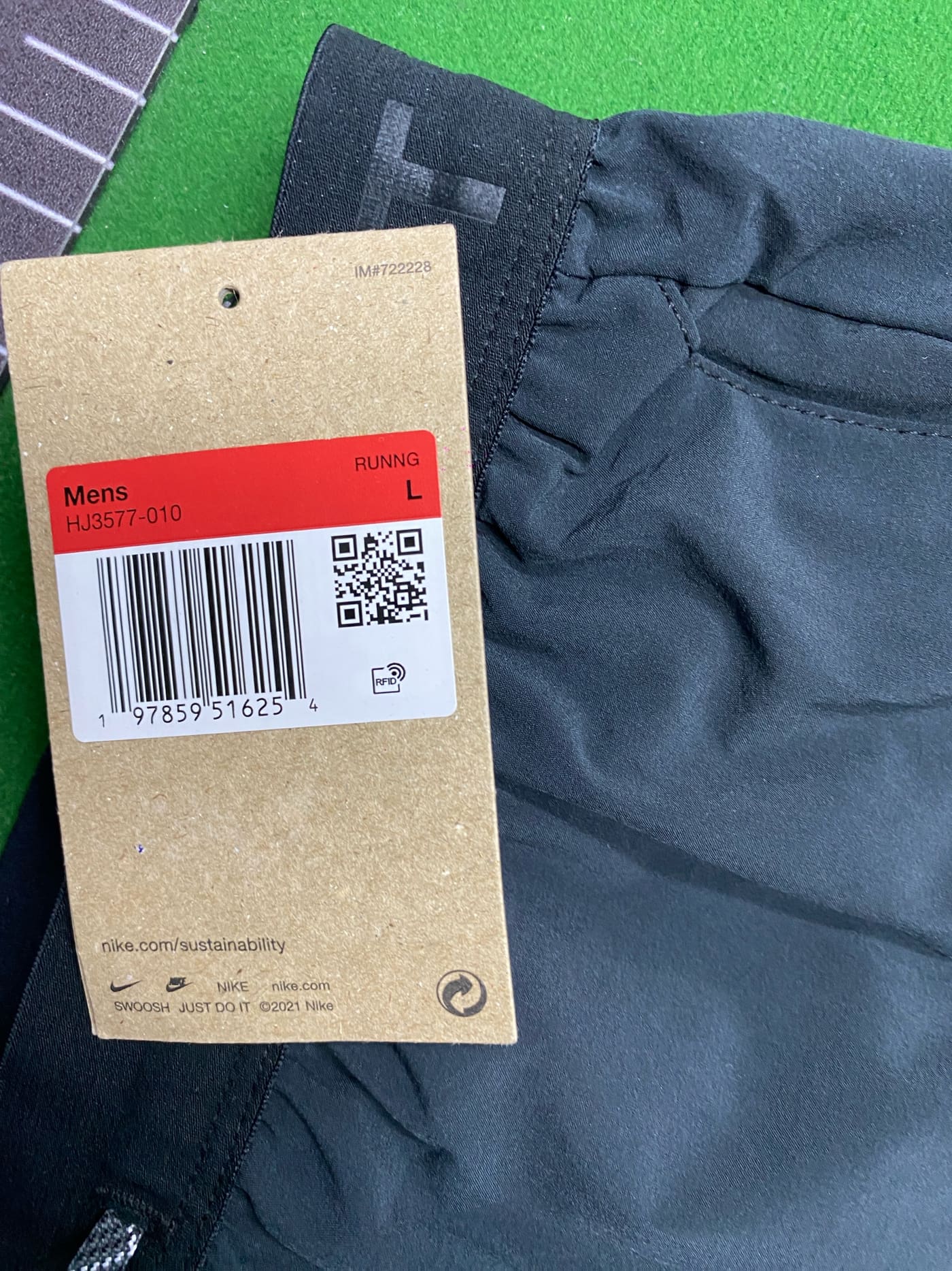 Bas Nike Trail authentique gris — QC 6