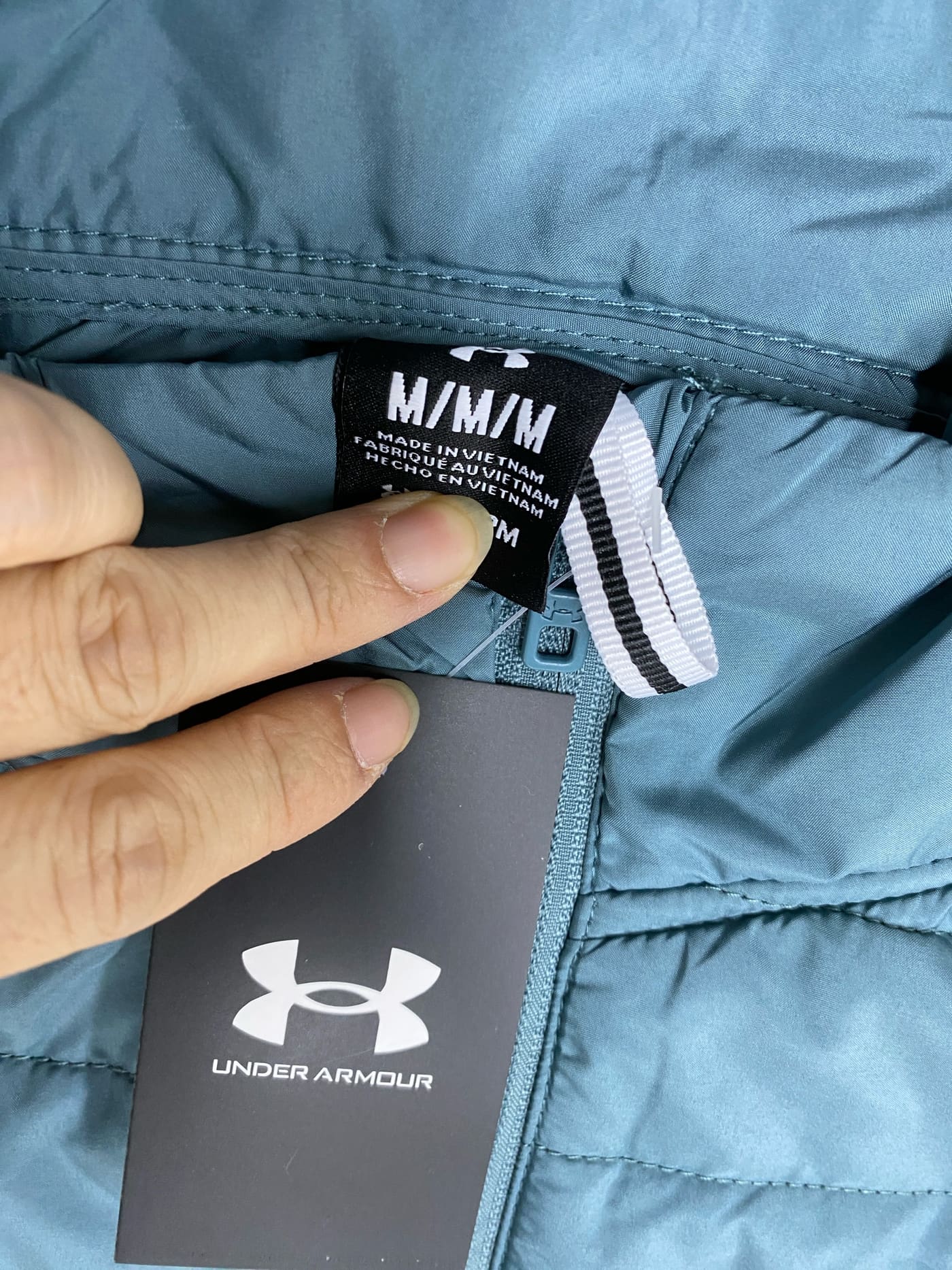 Veste Under Armour Hybrid gris 4