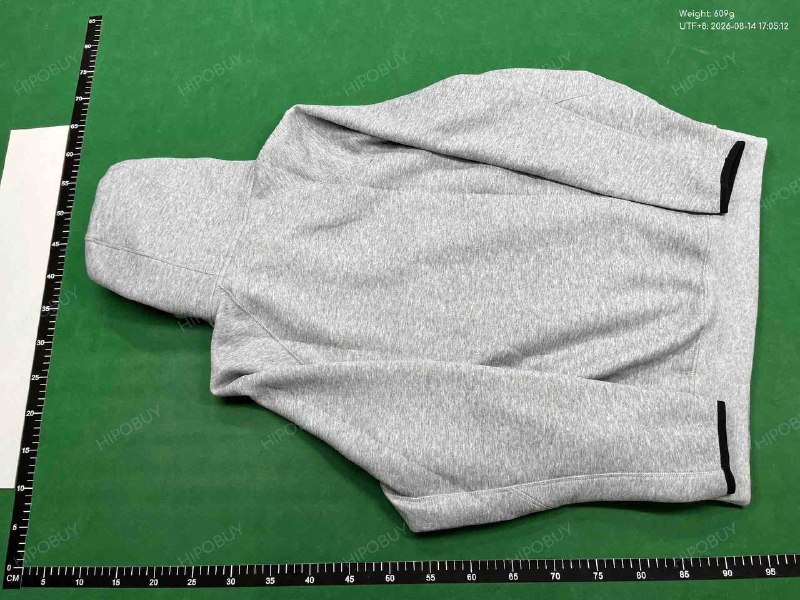 Pull Nike fleece noir et gris 2